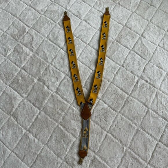 Disney | Vintage Yellow Mickey Mouse Suspenders | One Size Adult - Picture 2 of 10